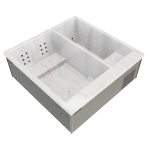 The Aquavoss Model 2 Hot Tub and Cold Plunge