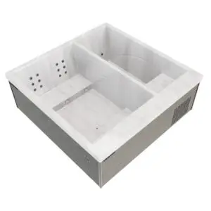 The Aquavoss Model 2 Hot Tub and Cold Plunge