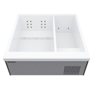 The Aquavoss Model 2 Hot Tub and Cold Plunge