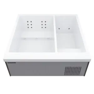 The Aquavoss Model 2 Hot Tub and Cold Plunge