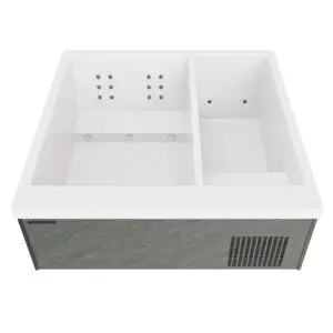 The Aquavoss Model 2 Hot Tub and Cold Plunge