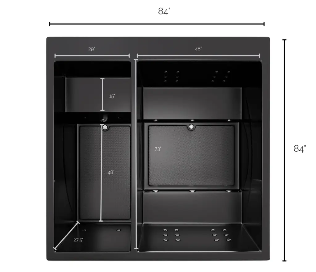 Hot and Cold Plunge - Dimensions - Hot Tub Cold Plunge