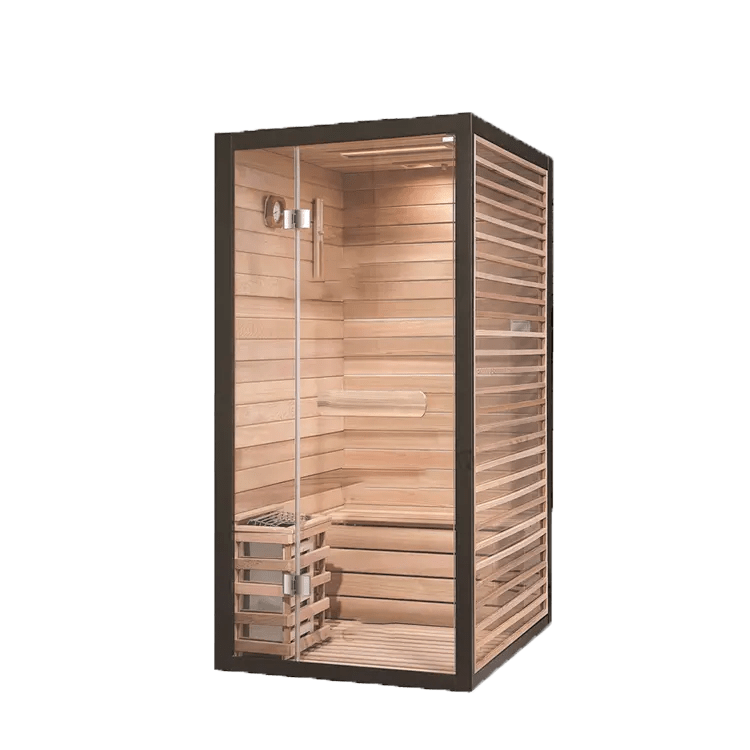 Sauna by Aquavoss - black color for sleek modern home