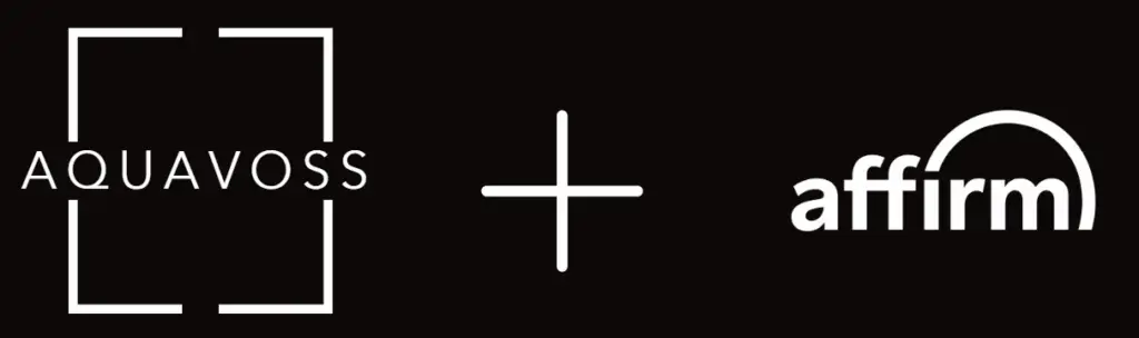 Aquavoss cold plunge financing. Pay low monthly fees with aquavoss. Affirm financing for hot tub. Cold plunge financing.