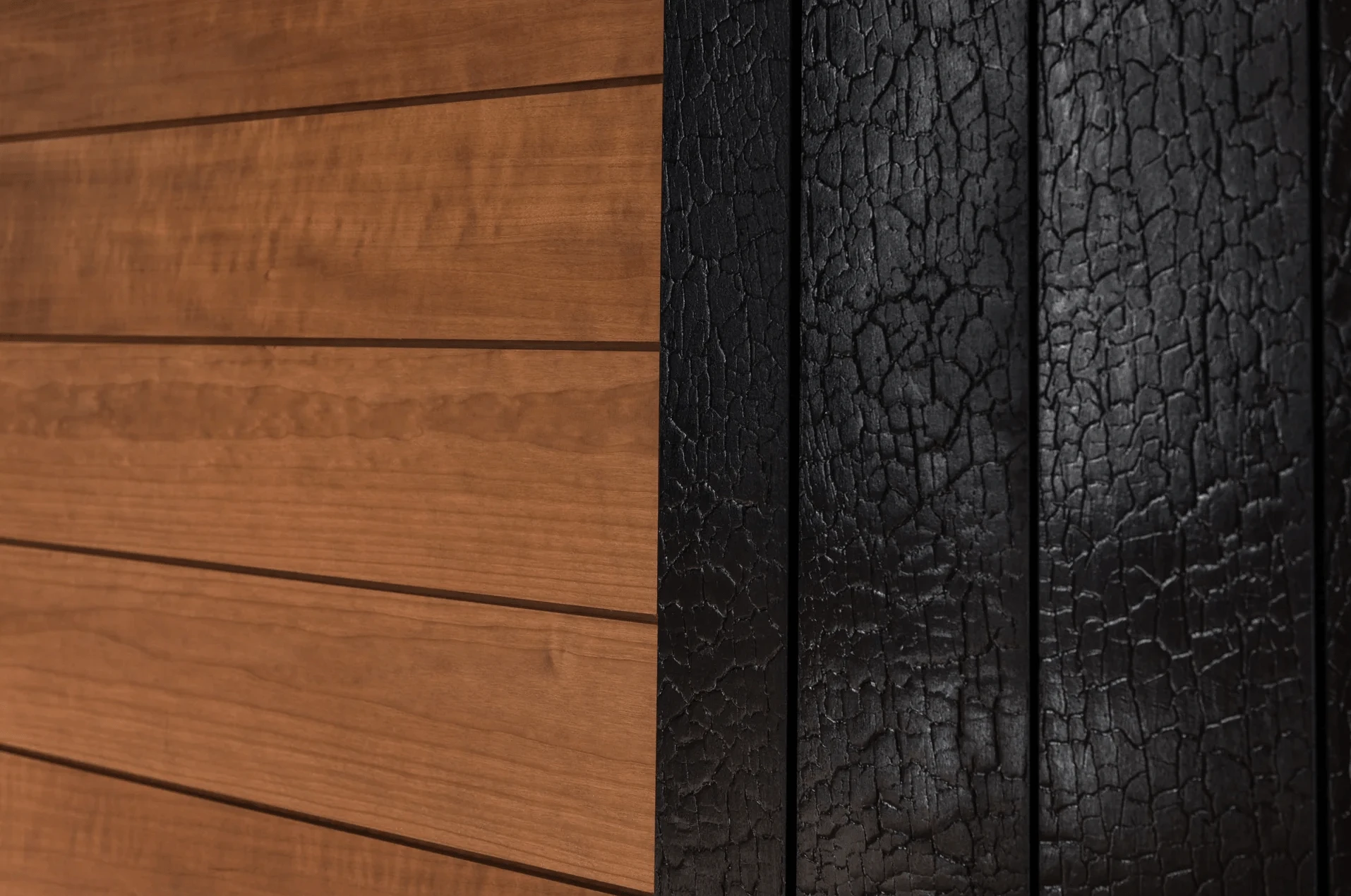 close up view of sauna interior