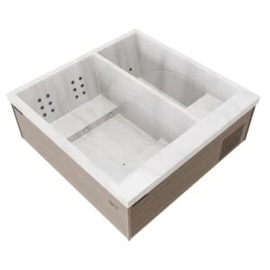 The Aquavoss Model 2 Hot Tub and Cold Plunge