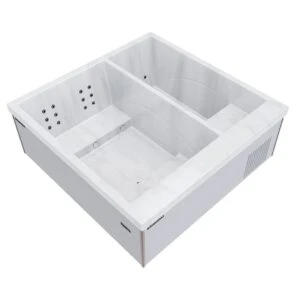 The Aquavoss Model 2 Hot Tub and Cold Plunge