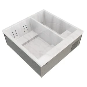 The Aquavoss Model 2 Hot Tub and Cold Plunge