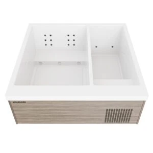 The Aquavoss Model 2 Hot Tub and Cold Plunge