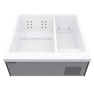 The Aquavoss Model 2 Hot Tub and Cold Plunge