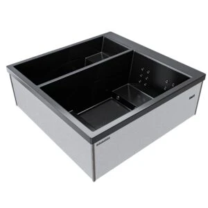 Cold Plunge and Hot Tub Combo - Aquavoss Model 2 Gray